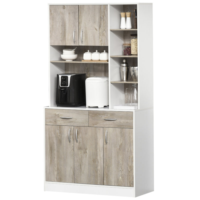 Latitude Run® 71'' Kitchen Pantry Buffet Server With Hutch Multi